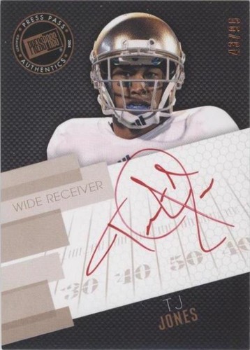 2014 Press Pass TJ Jones #PPS-TJJ
