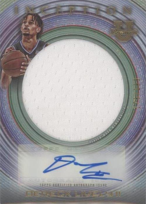 2022-23 Bowman Inception University - Dereck Lively #IAJR-DL