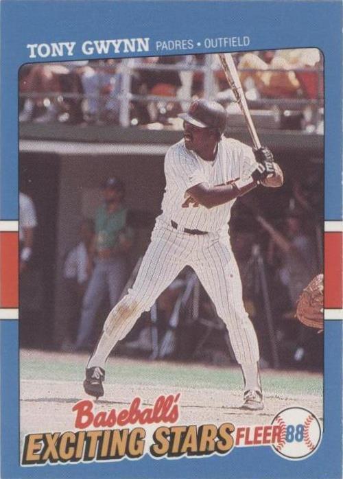 1988 Fleer Baseball's Exciting Stars - Тони Гвинн No17