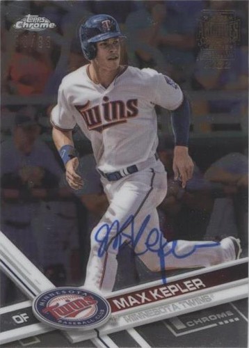 2018 Topps Archives Signature Series Active Player Edition Buybacks - Max Kepler #17TC-49