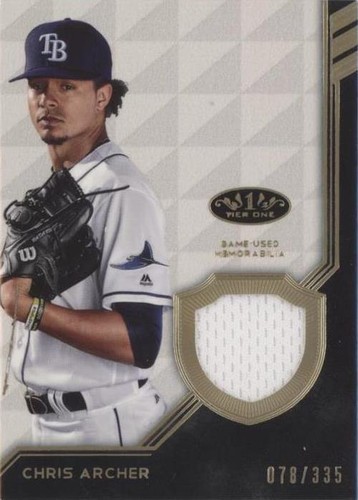 2018 Topps Tier One - Chris Archer #T1R-CA