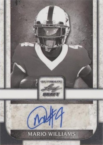 2022 Leaf Ultimate Draft Mario Williams #PA-MW1