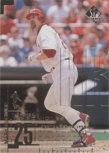 1999 SP Authentic - Mark McGwire #HR65