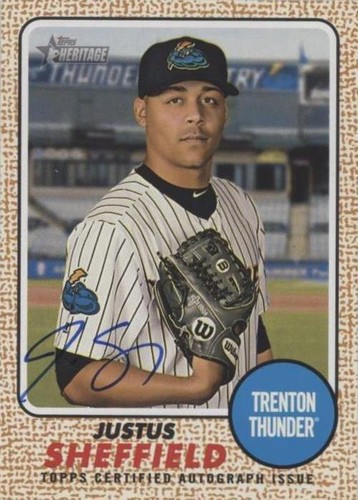 2017 Topps Heritage Minor League Edition - Justus Sheffield #ROA-JS