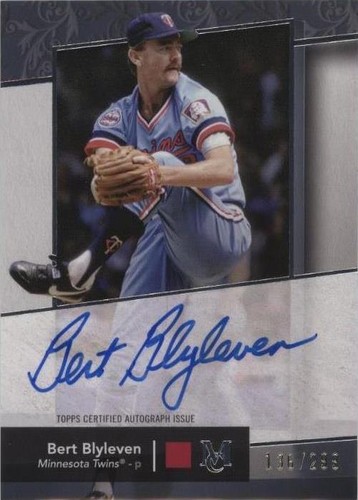 2024 Topps Museum Collection - Bert Blyleven #AA-BB