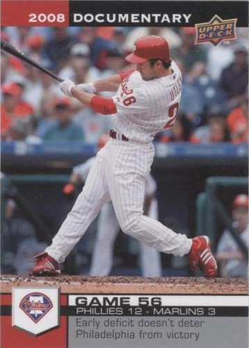 2008 Upper Deck Documentary - Chase Utley #1706