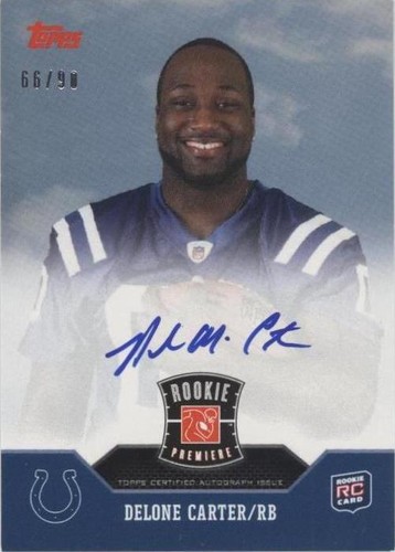 2011 Topps Delone Carter #RP-DC