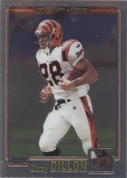 2001 Topps Chrome Corey Dillon #174