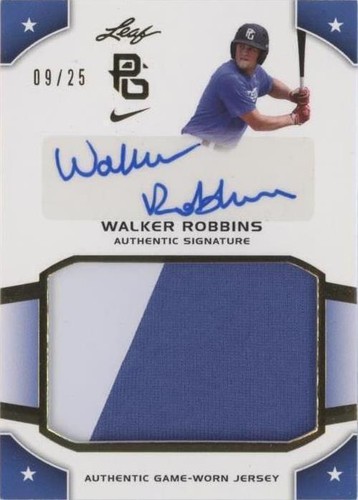 2015 Leaf Perfect Game National Showcase - Walker Robbins #JA-WR1