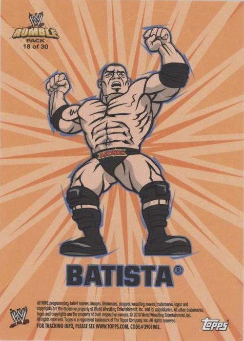 2010 Topps Rumble Pack - Batista #18