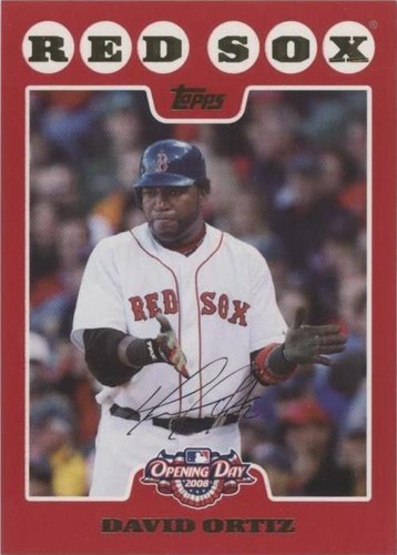2008 Topps Opening Day - David Ortiz #100