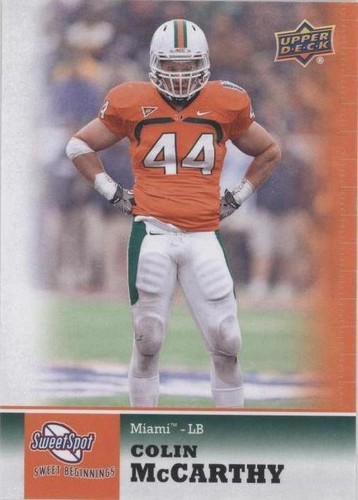 2011 Upper Deck Sweet Spot Colin Mccarthy #8