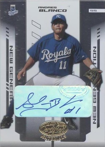 2004 Leaf Certified Materials - Andres Blanco #288