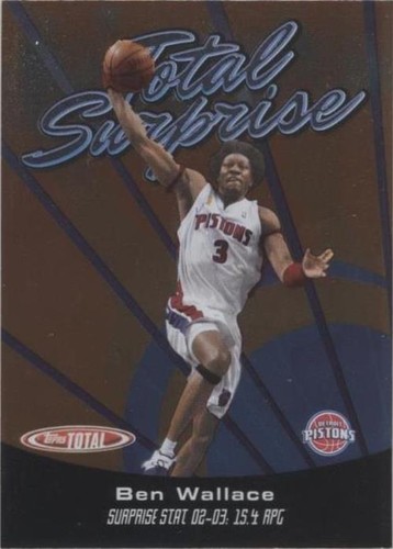 2005-06 Topps Total - Ben Wallace #TS5