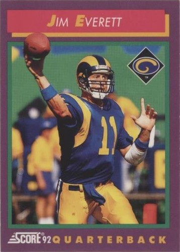 1992 Score Jim Everett #141