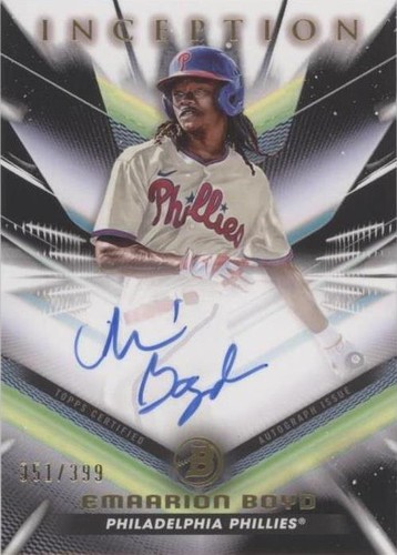 2023 Bowman Inception - Emaarion Boyd #BPA-EBD