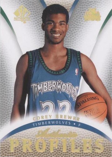 2007-08 SP Authentic - Corey Brewer #AP-5