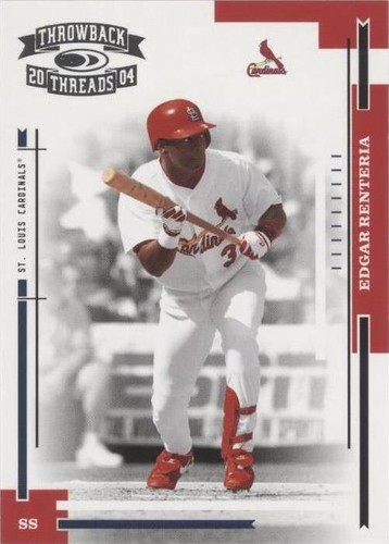 2004 Donruss Throwback Threads - Edgar Renteria #178