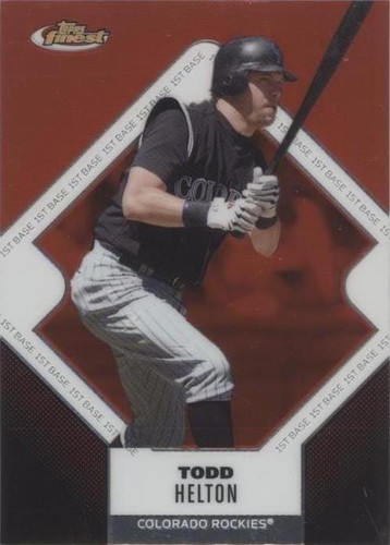 2006 Topps Finest - Todd Helton #98