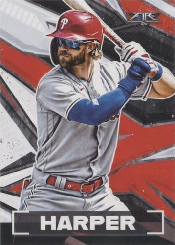 2021 Topps Fire - Bryce Harper #195