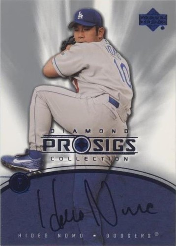 2004 Upper Deck Diamond Collection Pro Sigs - Hideo Nomo #12