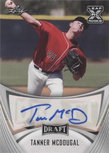 2021 Leaf Draft - Tanner McDougal #BA-TM3