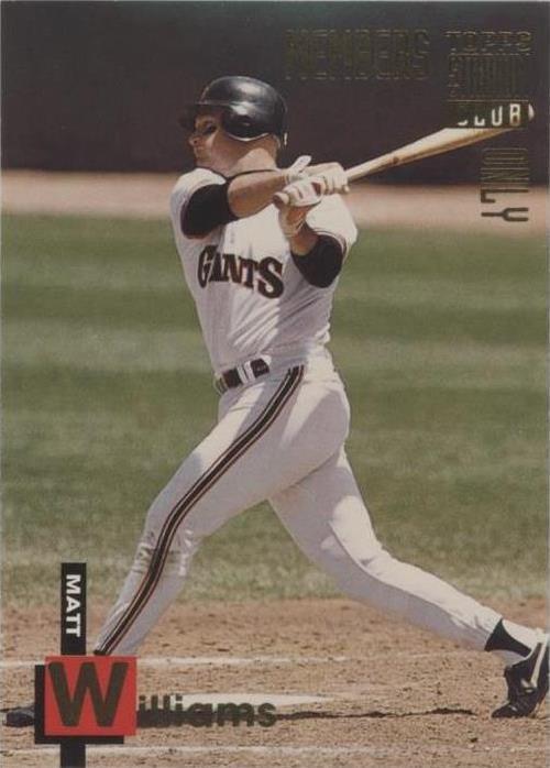 1994 Topps Stadium Club Members Only - Matt Williams #8