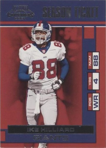 2001 Playoff Contenders Ike Hilliard #62
