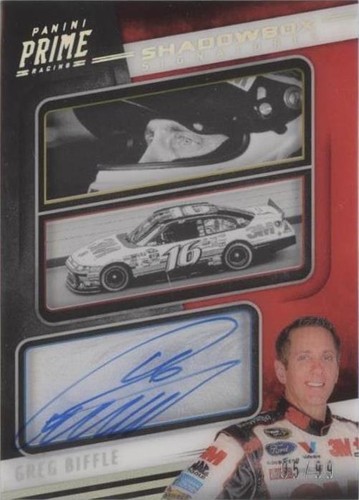 2019 Panini Prime - Greg Biffle #SS-GB