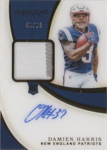 2019 Panini Immaculate Collection Damien Harris #109