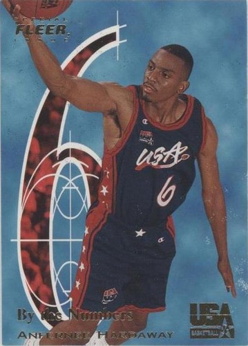 1996 Fleer Special #41 ANFERNEE HARDAWAY Around the World 3D