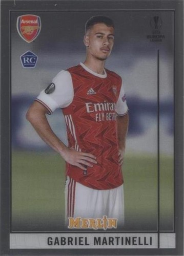 2020-21 Topps Merlin Collection Chrome UCL Gabriel Martinelli #24
