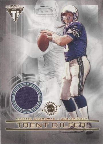 2001 Pacific Private Stock Titanium Tony Banks Trent Dilfer #121