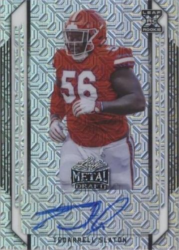 2021 Leaf Metal Draft Tedarrell Slaton #BA-TS3