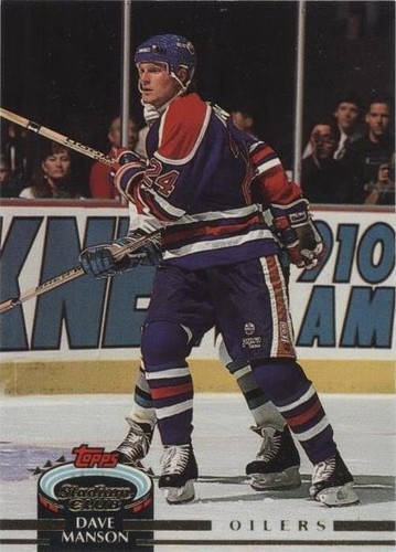 1992-93 Topps Stadium Club - Dave Manson #436