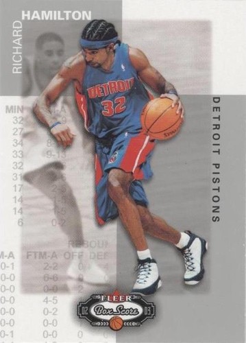 2002-03 Fleer Box Score - Richard Hamilton #82