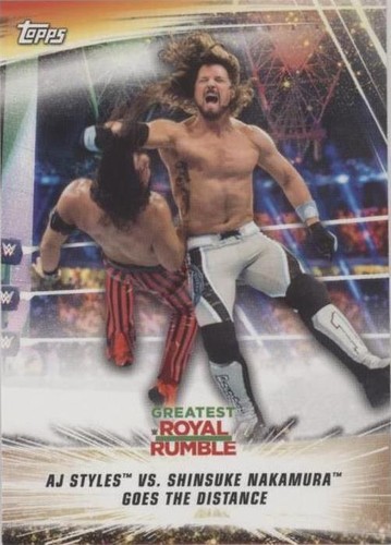 2019 Topps WWE Summerslam - AJ Styles Shinsuke Nakamura #59