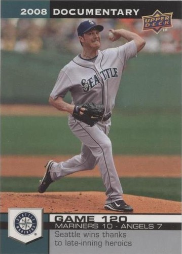 2008 Upper Deck Documentary - Erik Bedard #3614