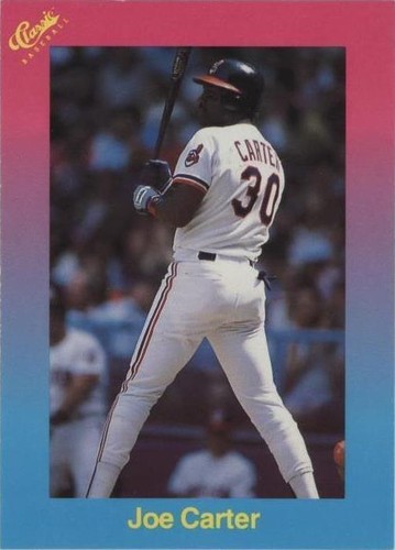 1989 Classic Update Pink/Light Blue Travel Edition - Joe Carter #11