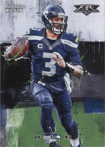 2015 Topps Fire Russell Wilson #51