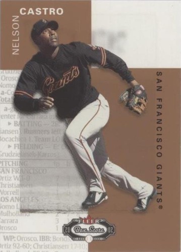 2002 Fleer Box Score - Nelson Castro #163