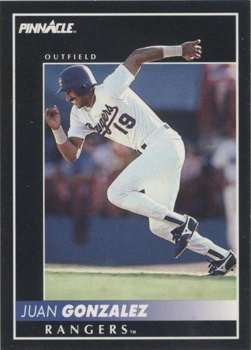 1992 Pinnacle - Juan González #127