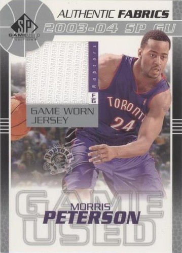 2003-04 SP Game Used - Morris Peterson #MP-J
