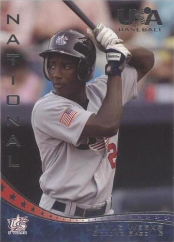 2007 USA Baseball - Jemile Weeks #1
