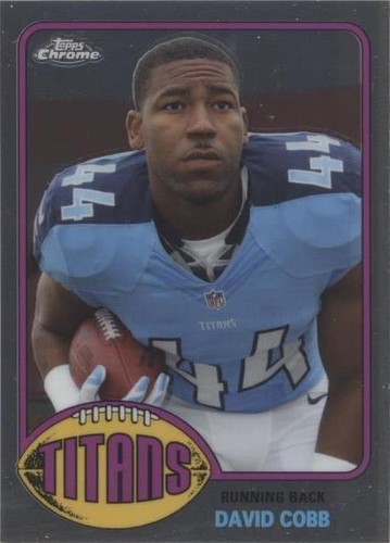 2015 Topps Chrome David Cobb #76-DC