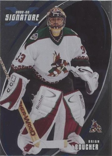 2002-03 In the Game Be A Player Signature Series - Brian Boucher #083