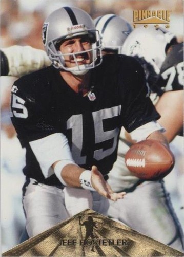 1996 Pinnacle Jeff Hostetler #30