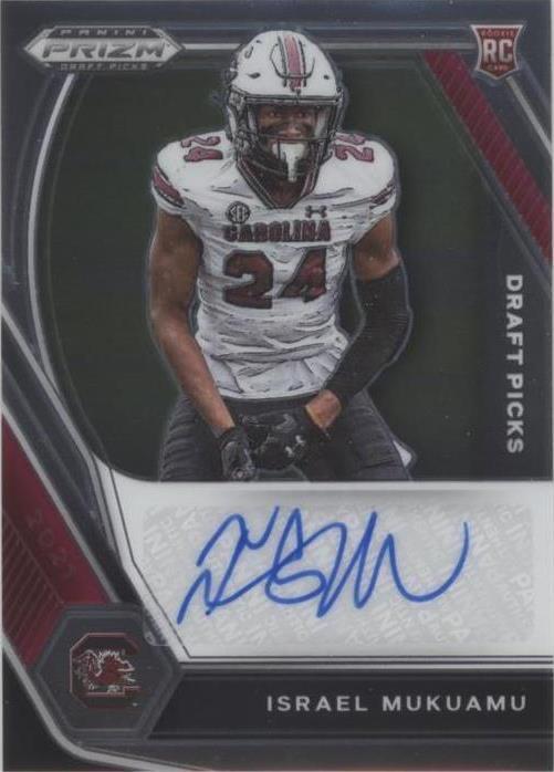 2021 Panini Prizm Draft Picks Israel Mukuamu #DPA-ISM