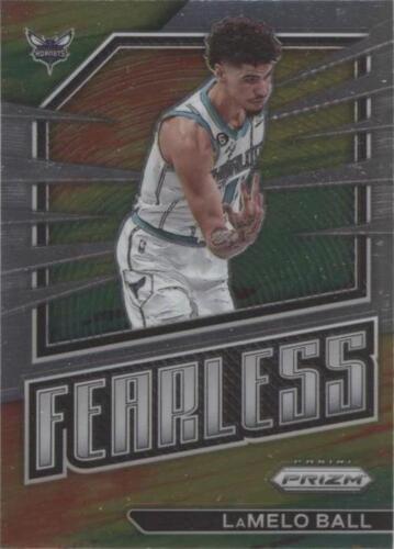 2022-23 Panini Prizm Basketball Lonzo Ball Purple Cracked