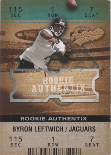 2003 Fleer Authentix Byron Leftwich #114